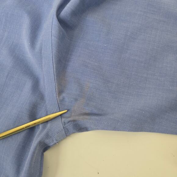 Brooks Brothers 346 Short Sleeve Non-iron The Original Polo Shirt Men 15 Blue - Picture 14 of 14